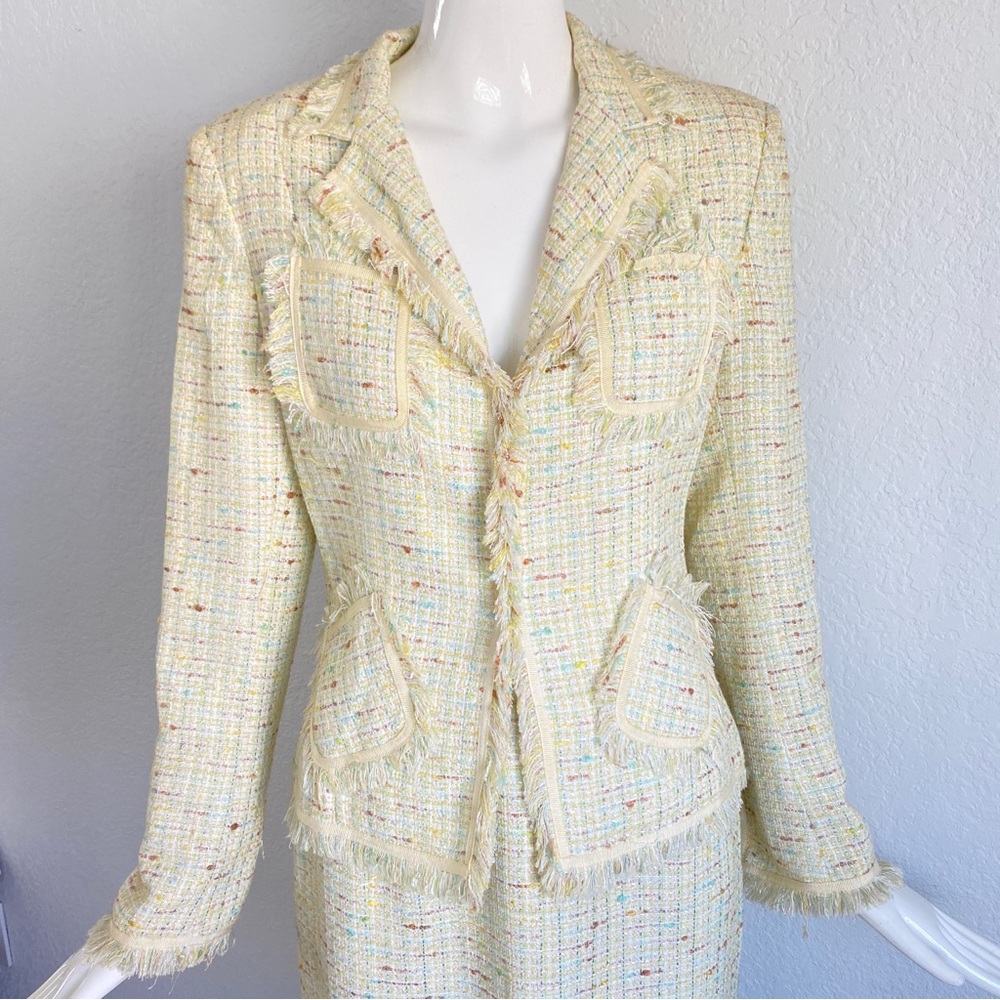 Chanel style tweed jacket